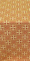 Stone Flower silk (rayon brocade) (red/gold)