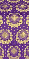 Nativity Star metallic brocade (violet/gold)