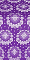 Nativity Star metallic brocade (violet/silver) Nativity Star metallic brocade (violet/silver)