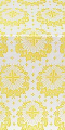 Nativity Star metallic brocade (white/gold)