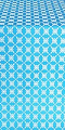Snowflake silk (rayon brocade) (blue/gold)