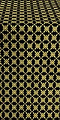 Snowflake silk (rayon brocade) (black/gold)