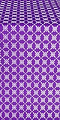 Snowflake silk (rayon brocade) (violet/silver)