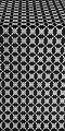 Snowflake silk (rayon brocade) (black/silver)