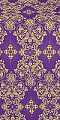 Sloutsk silk (rayon brocade) (violet/gold)