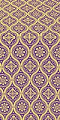 Byzantine metallic brocade (violet/gold)