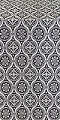 Byzantine metallic brocade (black/silver)