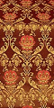Pavlov Rose metallic brocade (claret/gold)