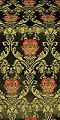 Pavlov Rose metallic brocade (black/gold)