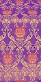 Pavlov Rose metallic brocade (violet/gold)