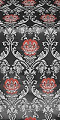 Pavlov Rose metallic brocade (black/silver)