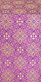 Vilno silk (rayon brocade) (violet/gold)