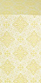 Vilno silk (rayon brocade) (white/gold)