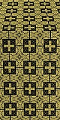 Czar's metallic brocade (black/gold)