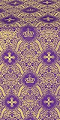 Kingdom metallic brocade (violet/gold)