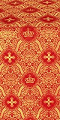 Kingdom metallic brocade (red/gold)