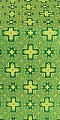 Ancient Byzantium metallic brocade (green/gold)