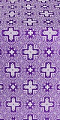 Ancient Byzantium metallic brocade (violet/silver)