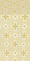 Ancient Byzantium metallic brocade (white/gold)