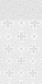 Ancient Byzantium metallic brocade (white/silver)