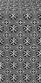 Alpha-and-Omega metallic brocade (black/silver)