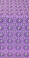 Alpha-and-Omega silk (rayon brocade) (violet/silver)