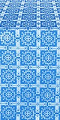 Ryazan metallic brocade (blue/silver)