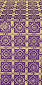 Ryazan silk (rayon brocade) (violet/gold)