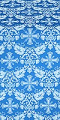 Koursk metallic brocade (blue/silver)