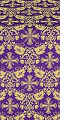 Koursk metallic brocade (violet/gold)