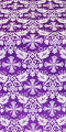 Koursk metallic brocade (violet/silver)