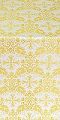 Koursk metallic brocade (white/gold)
