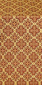 Kazan' silk (rayon brocade) (claret/gold)