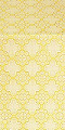 Kazan' silk (rayon brocade) (white/gold)