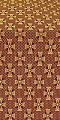 Petrograd metallic brocade (claret/gold)