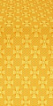 Petrograd silk (rayon brocade) (yellow/gold)