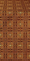 Mourom metallic brocade (claret/gold)