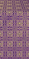 Mourom metallic brocade (violet/gold)