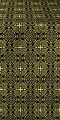 Murom silk (rayon brocade) (black/gold)