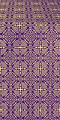 Murom silk (rayon brocade) (violet/gold)