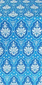 Chernigov silk (rayon brocade) (blue/silver)