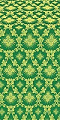 Loza metallic brocade (green/gold)