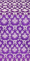 Loza metallic brocade (violet/silver)