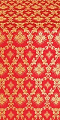 Loza metallic brocade (red/gold)