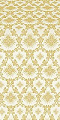 Loza silk (rayon brocade) (white/gold)