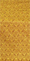 Floral Cross metallic brocade (yellow/gold)