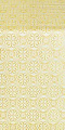 Floral Cross metallic brocade (white/gold)