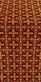 Lyubava metallic brocade (claret/gold)