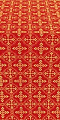 Lyubava metallic brocade (red/gold)