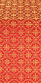 Lavra metallic brocade (red/gold)